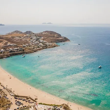 Luxury With Stunning Views Above Kalo Livadi Villa Mykonos Town
